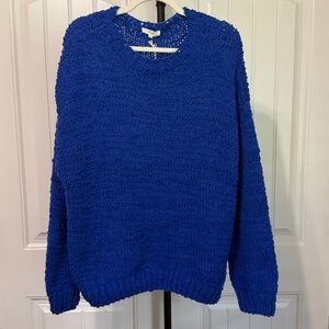 Easel Blue Sweater  *NWT*